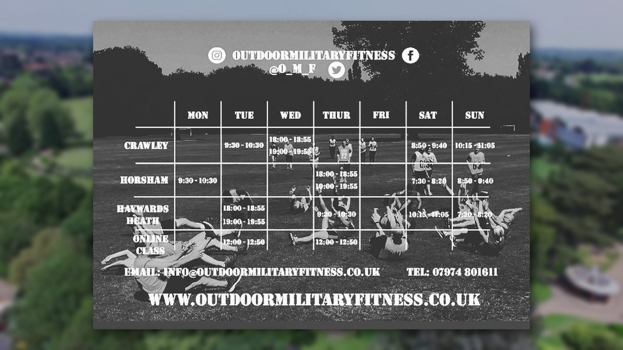 OMF Fitness Class Timetable - Horsham Park - Horsham Event
