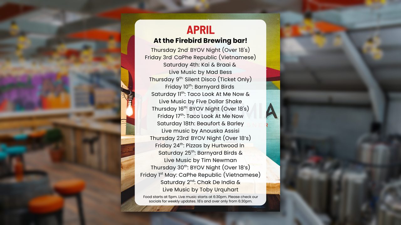 Tim Newman - Firebird Brewing Co - Horsham Event