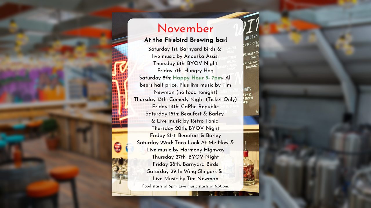 Streetfood - Firebird Brewing Co - Horsham Event