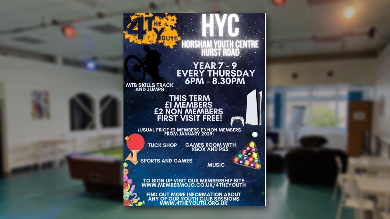 Horsham Youth Club - Hurst Cafe - Horsham Event