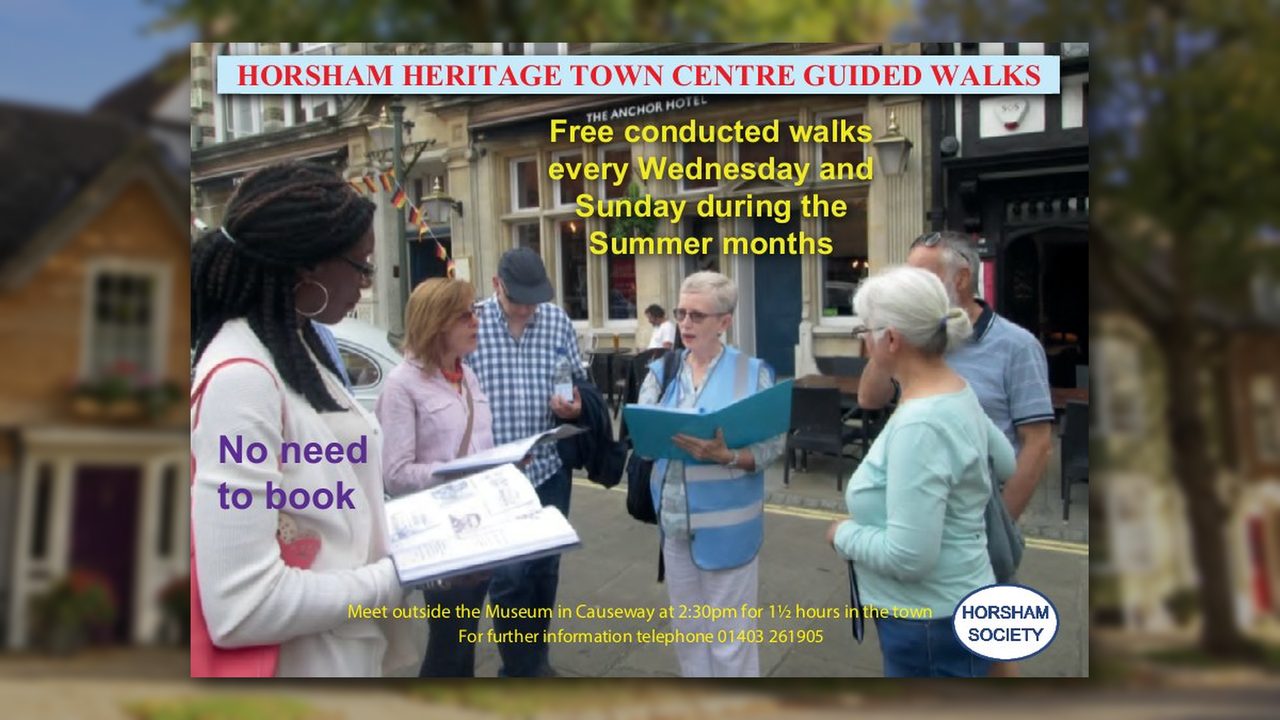 Heritage Guided Walks - The Horsham Society - Horsham Event
