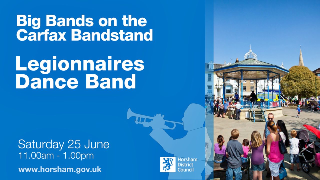 RBL Legionnaires Dance Band - Carfax Bandstand - Horsham Event