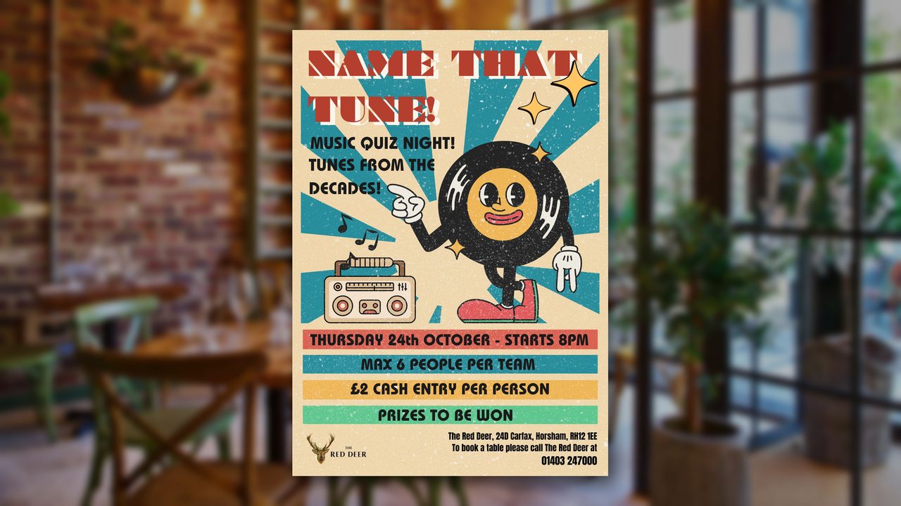 Name that Tune - The Red Deer - Horsham Event