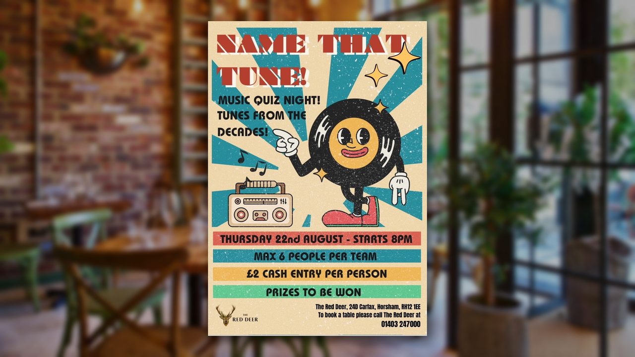 Name That Tune! - The Red Deer - Horsham Event