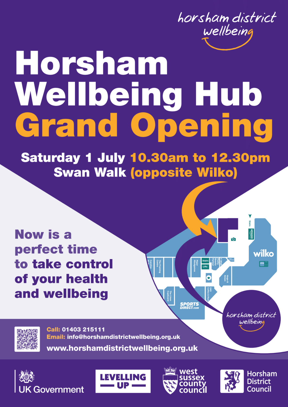 Wellbeing Hub Launch Horsham District Wellbeing Hub