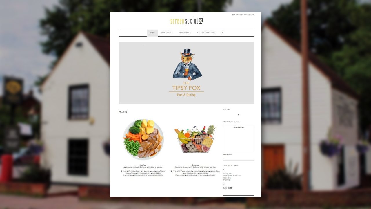Sunday Roasts - The Tipsy Fox Online - Horsham Event
