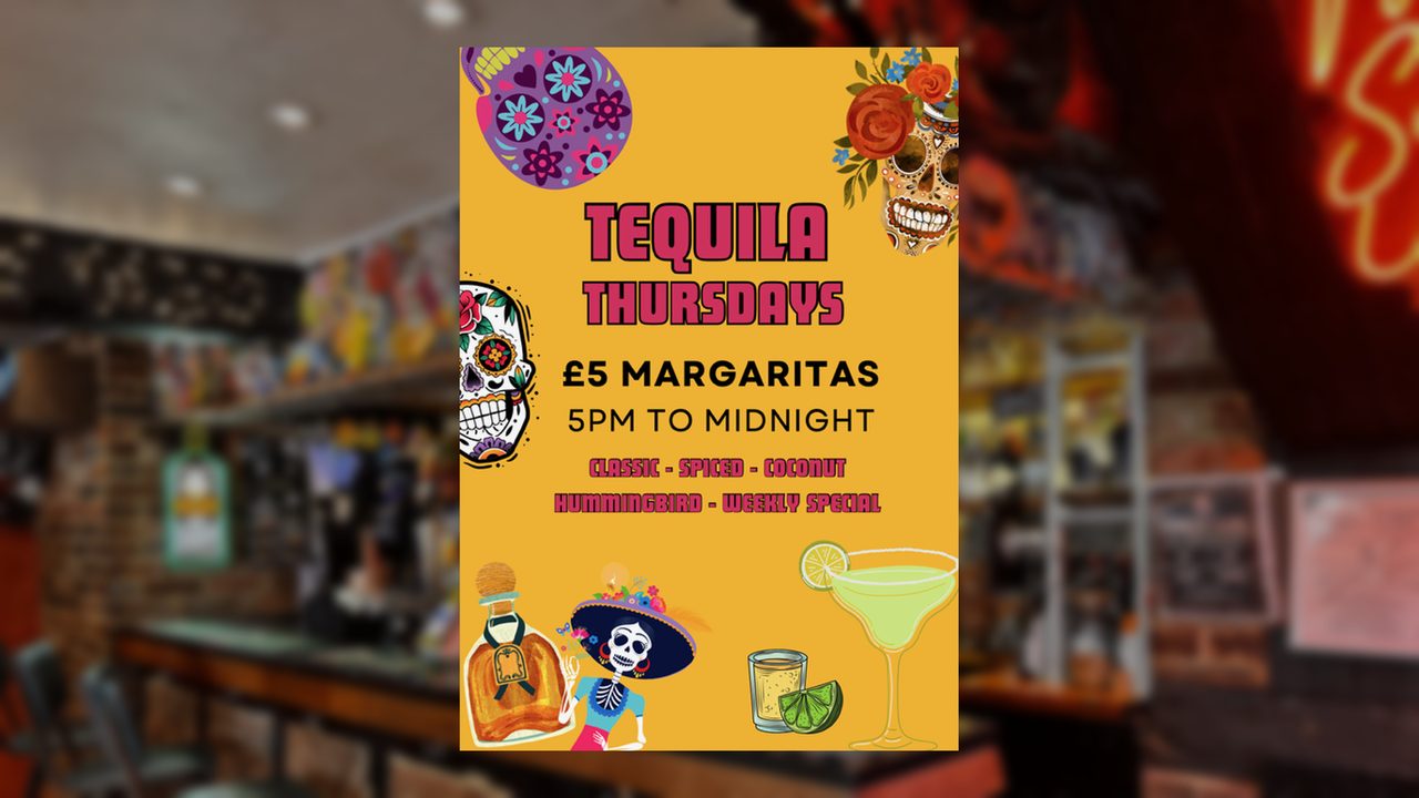 Tequila Thursdays - Piries Bar - Horsham Event