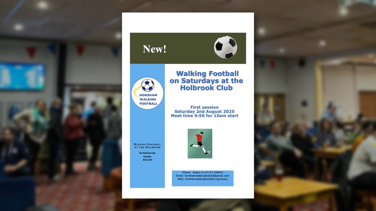 Walking Football - The Holbrook Club - Horsham Event