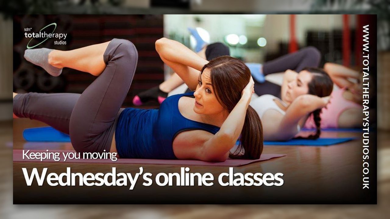 Wednesday Online Classes - Total Therapy Studios Online - Horsham Event