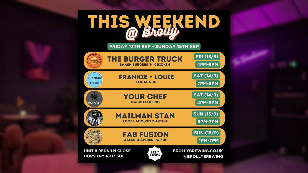 Beaufort & Barley Sunday Roast Club - The Brolly Fermentarium - Horsham Event