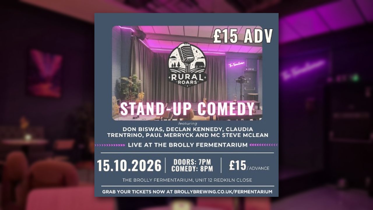Comedy Night - The Brolly Fermentarium - Horsham Event