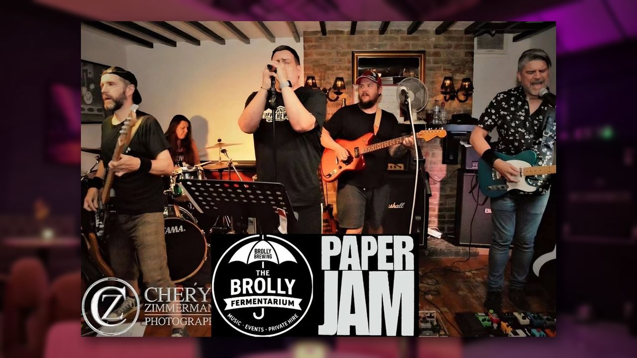 PAPER JAM + The Guvnors - The Brolly Fermentarium - Horsham Event