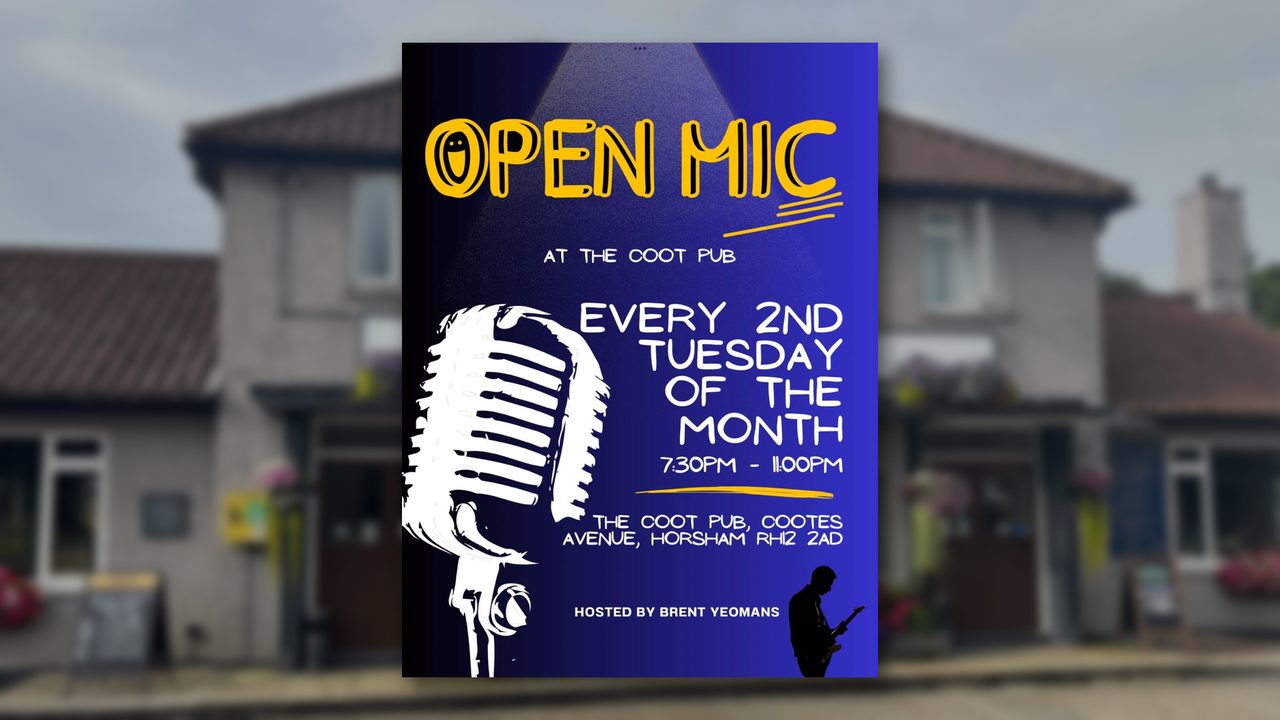 Open Mic Night - The Coot - Horsham Event