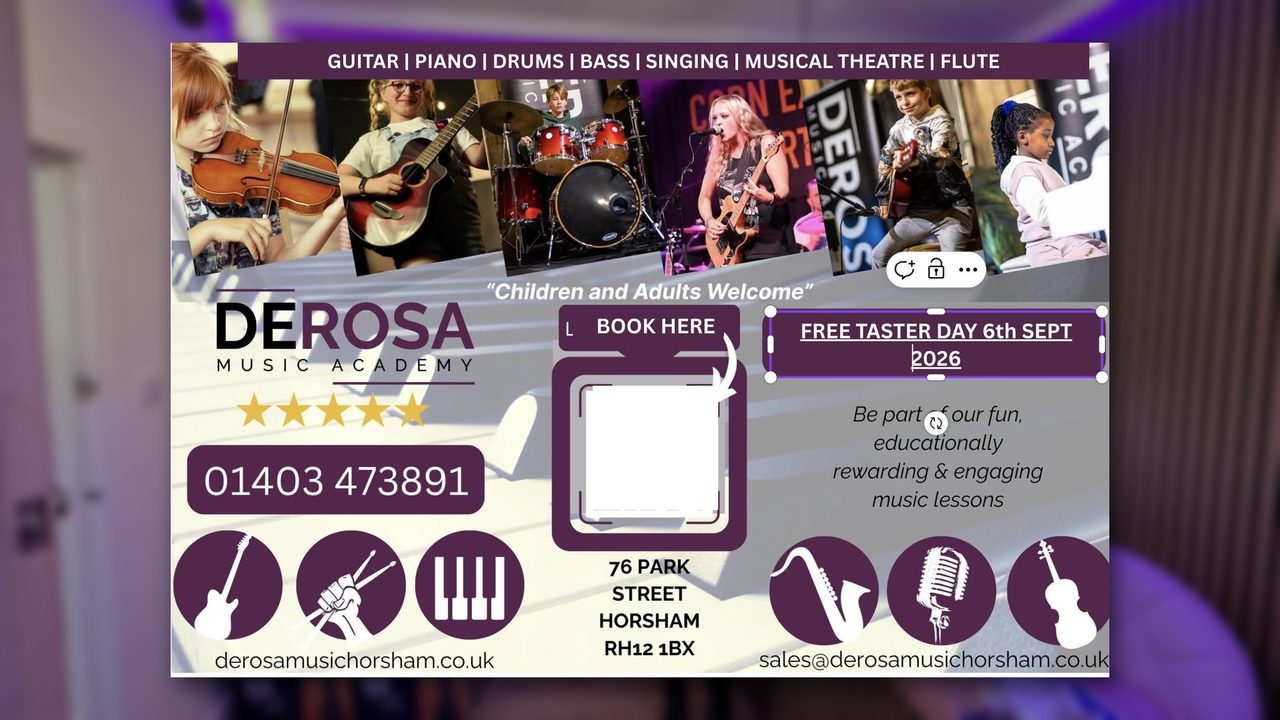 Open Day - DeRosa Music - Horsham Event