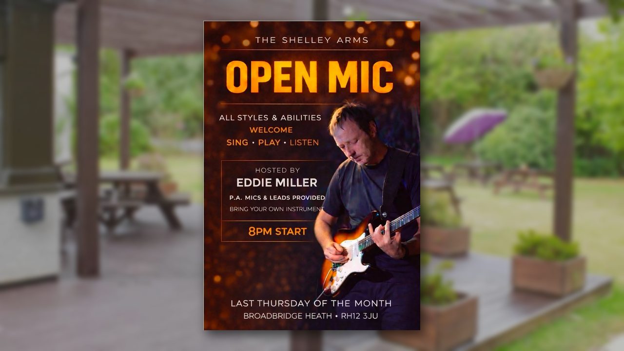 Open Mic Night - The Shelley Arms - Horsham Event