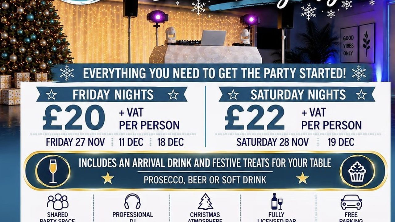 Christmas Parties - The Venue - Horsham Event
