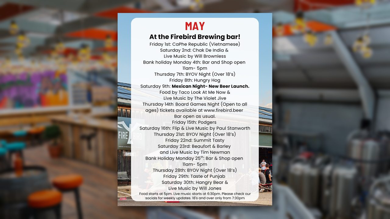 Tim Newman - Firebird Brewing Co - Horsham Event
