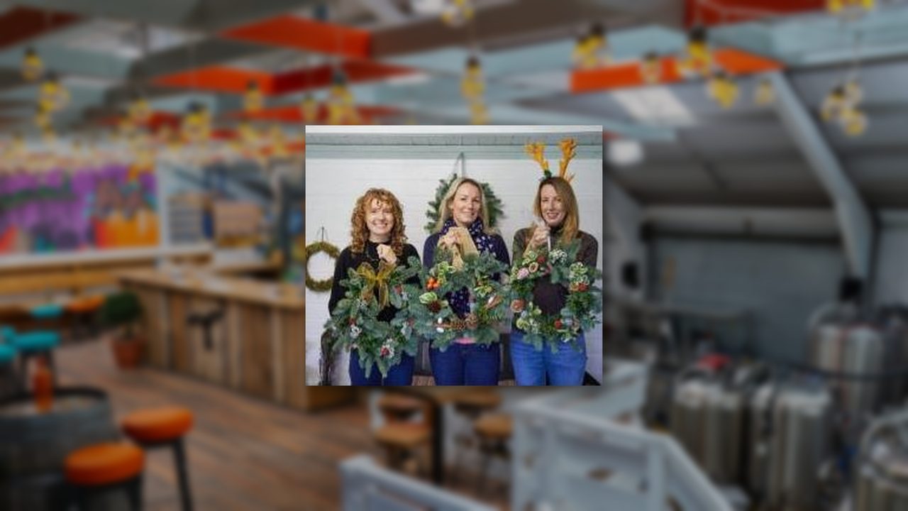 Wreath Making with Sussex Florals - Firebird Brewing Co - Horsham Event