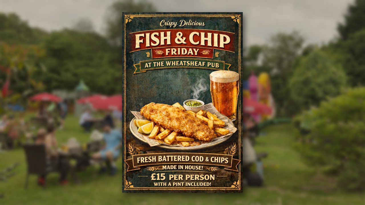 Fish & Chip Friday - The Wheatsheaf - Horsham Event