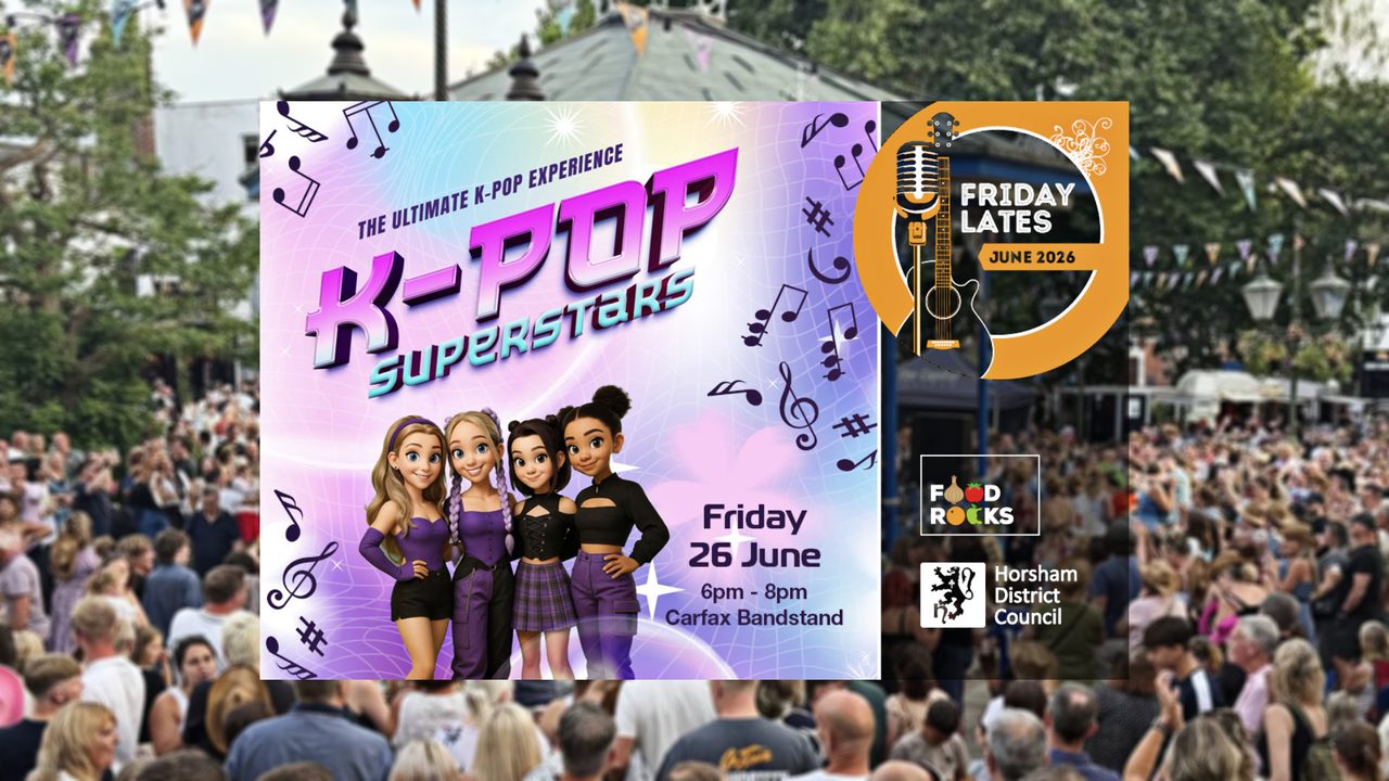 Friday Lates - K-Pop - Carfax Bandstand - Horsham Event