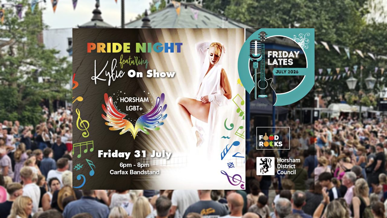Friday Lates - Pride Night - Carfax Bandstand - Horsham Event