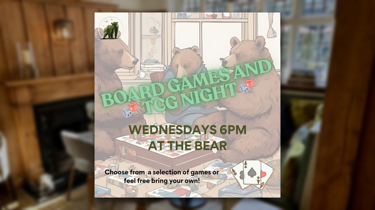 Games Night - The Bear - Horsham Event