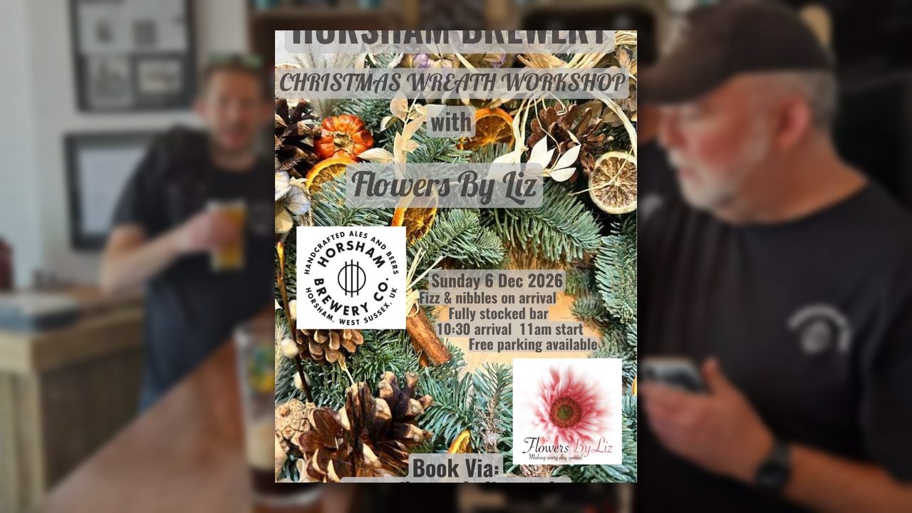 Christmas Wreath Workshop - Horsham Brewery Co - Horsham Event
