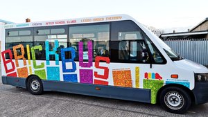 Brick Bus Photograph