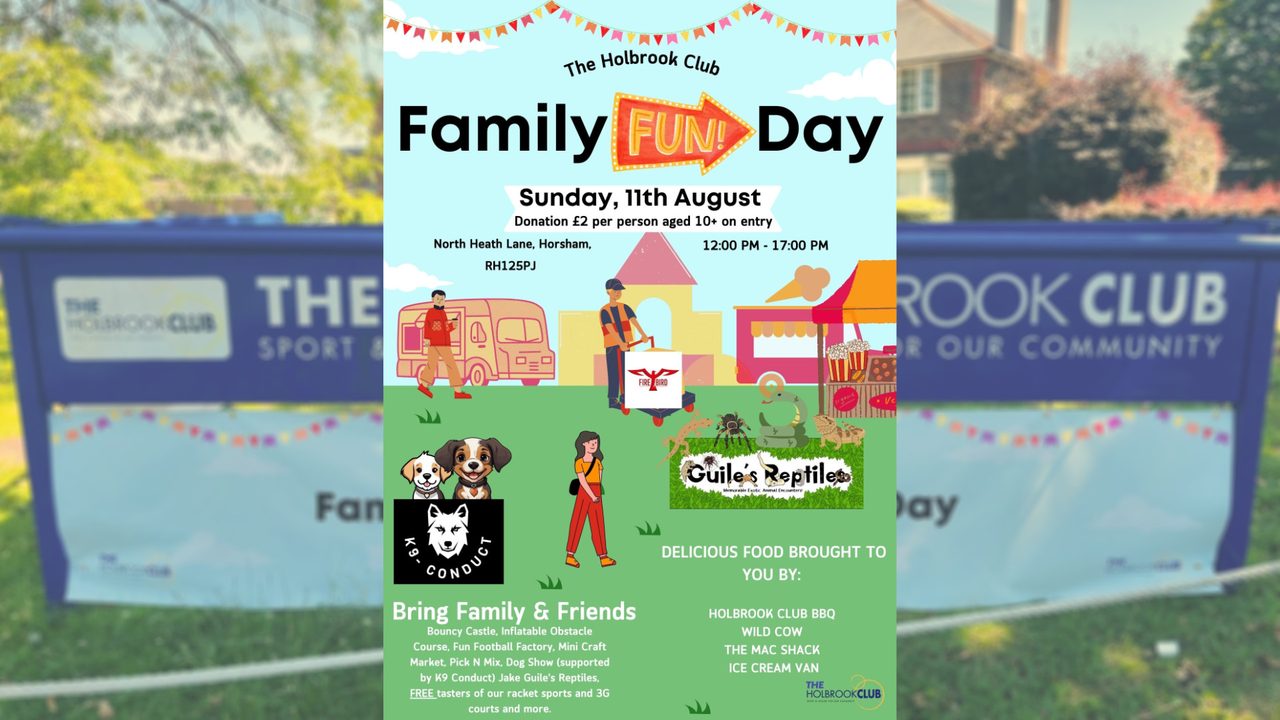 Family Fun Day - The Holbrook Club - Horsham Event