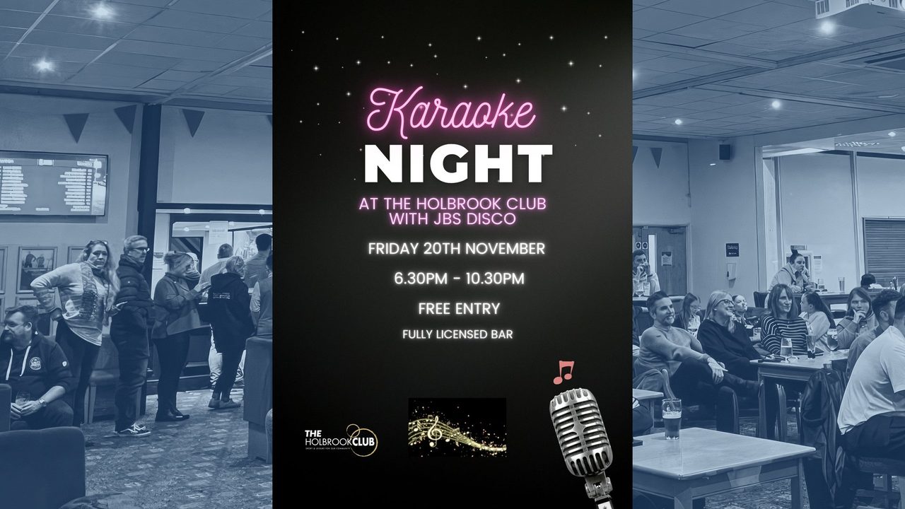 JB's Karaoke Night - The Holbrook Club - Horsham Event