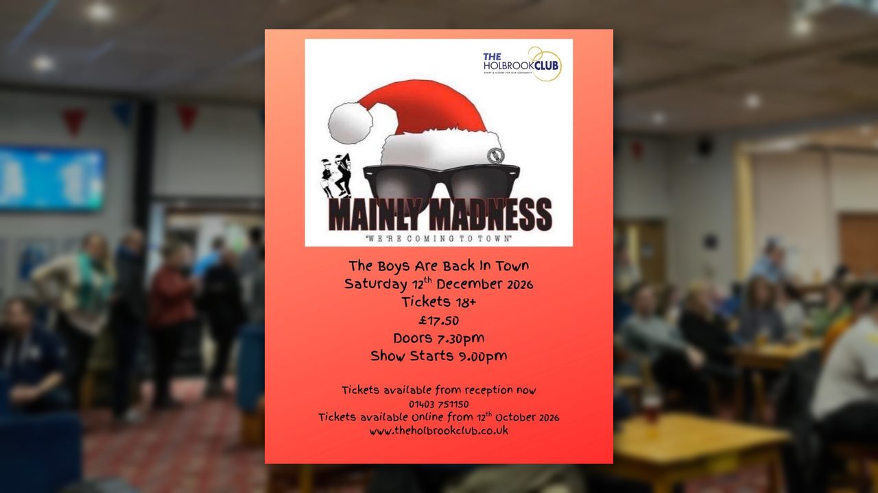Mainly Madness - The Holbrook Club - Horsham Event