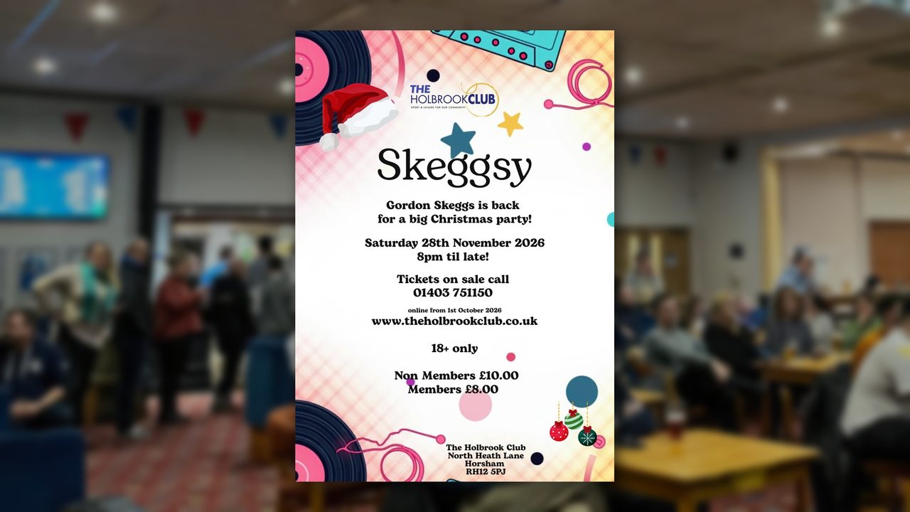 Skeggsy Blast from the Past - The Holbrook Club - Horsham Event