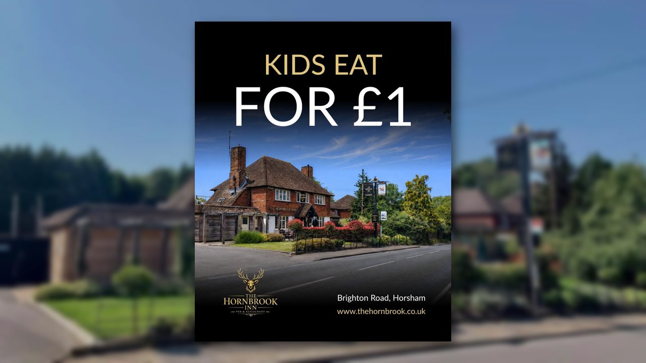 Kids Eat for £1 - Hornbrook Inn - Horsham Event