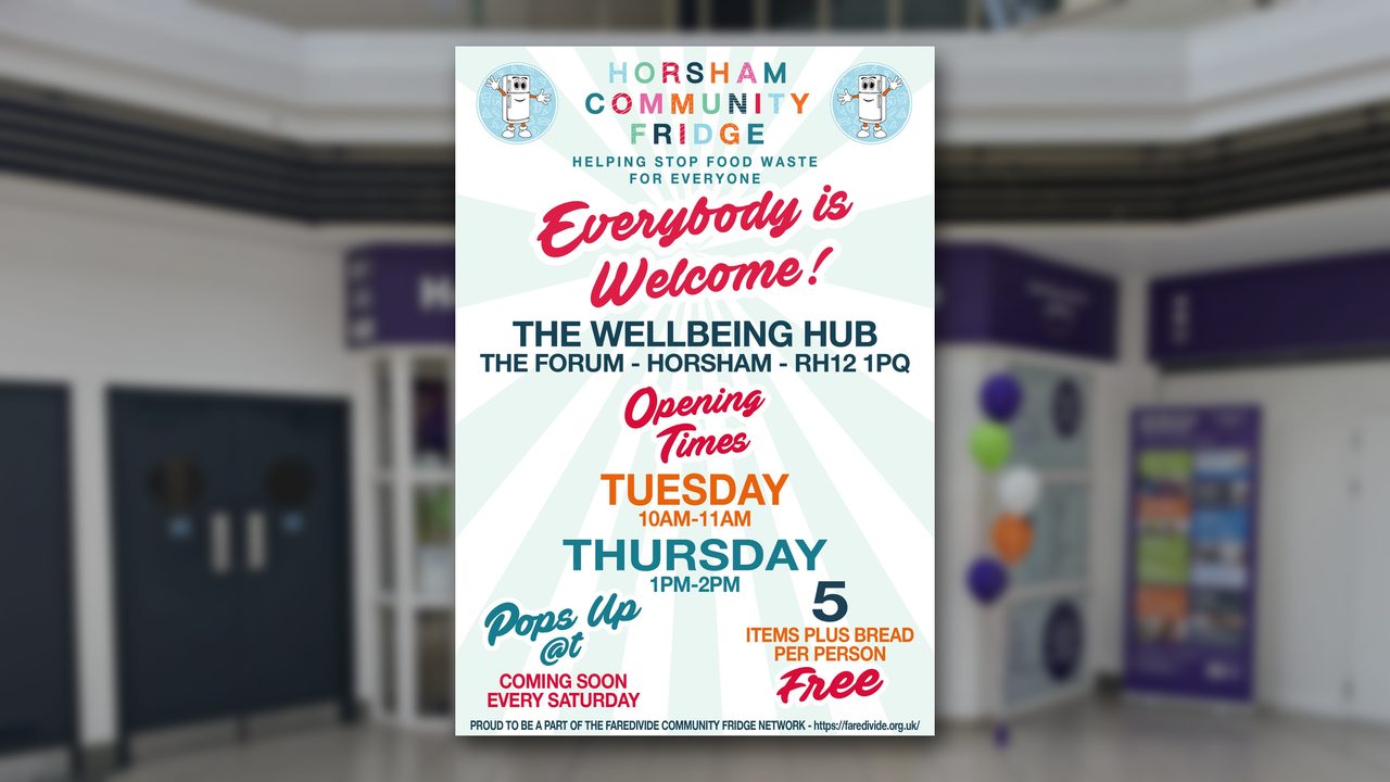 Horsham Community Fridge - Horsham District Wellbeing Hub - Horsham Event