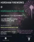Fireworks & Bonfire Night - Horsham Rugby Club