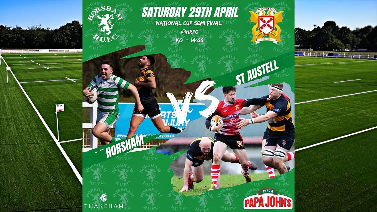 Papa Johns Cup - Horsham vs St Austell - Horsham Rugby Club - Horsham Event
