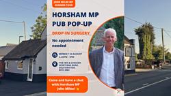 John Milne MP - Pop Up Surgery - Hen and Chicken
