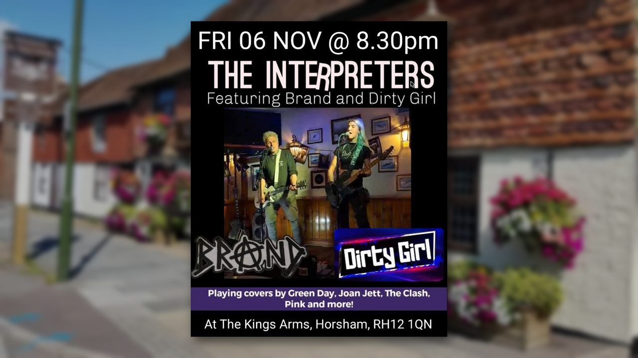 The Interpreters - The Kings Arms - Horsham Event