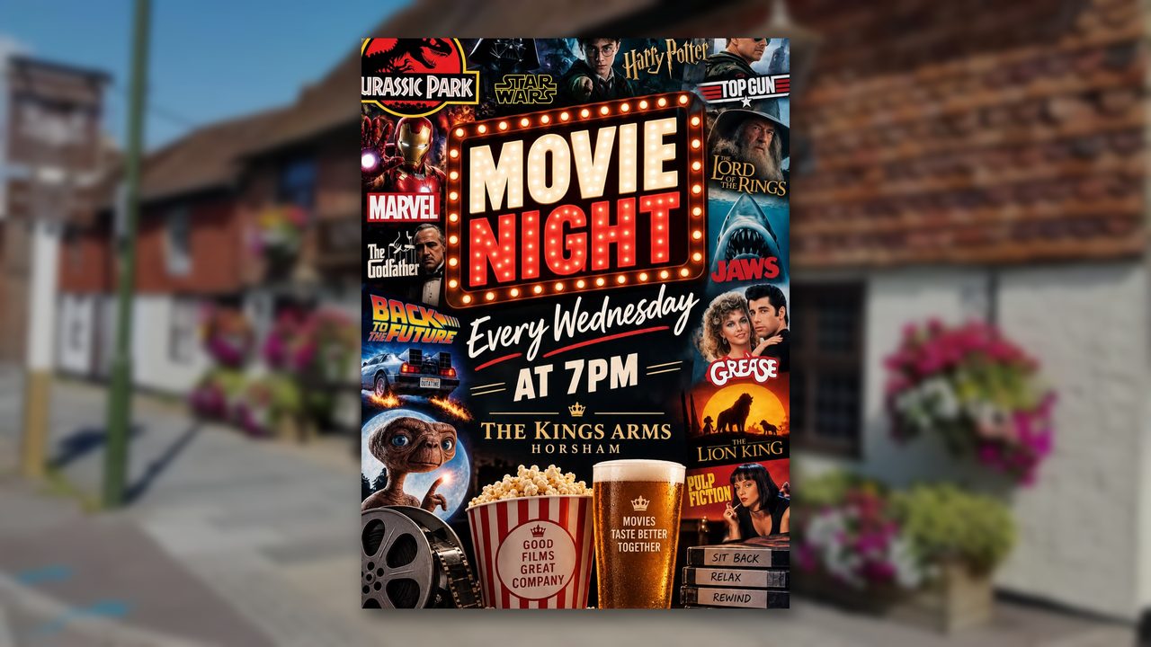 Movie Night - The Kings Arms - Horsham Event