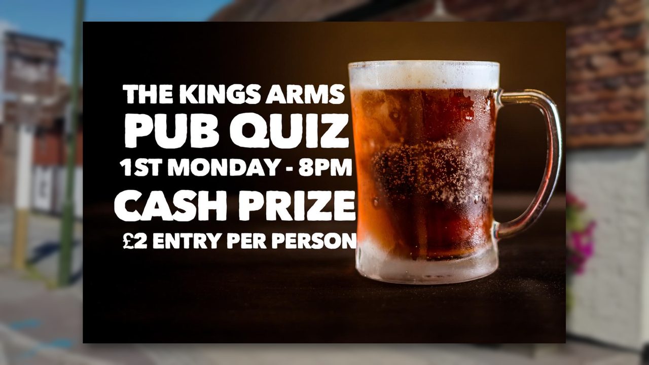 Quiz Night - The Kings Arms - Horsham Event