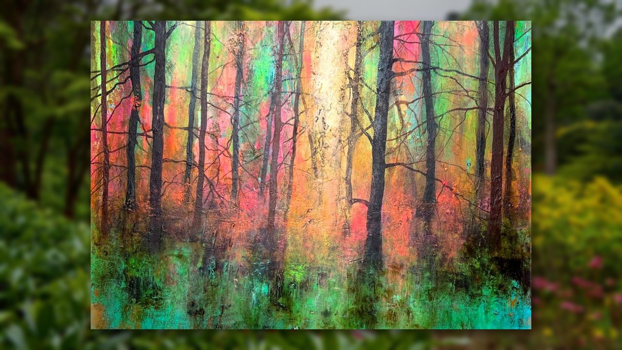 Abstract Forest Painting Workshop - Leonardslee Gardens - Horsham Event