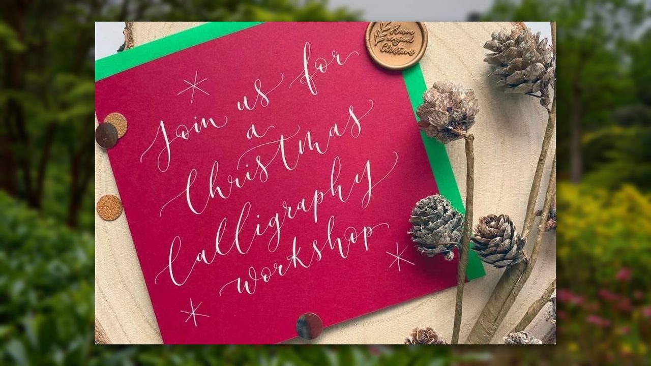 Christmas Modern Calligraphy Workshop - Leonardslee Gardens - Horsham Event