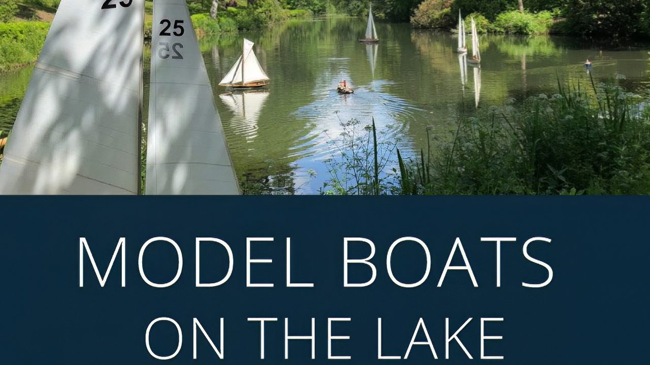 Model Boats on the Lake - Leonardslee Gardens - Horsham Event