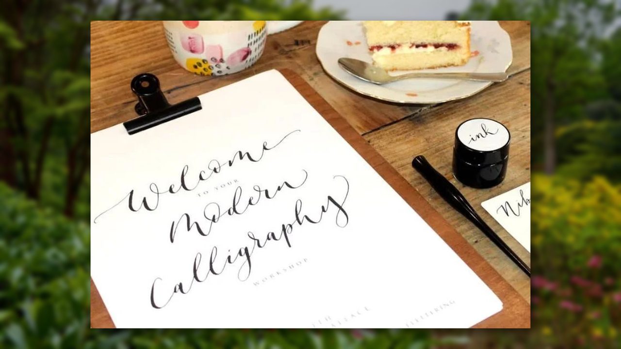 Modern Calligraphy Workshops - Leonardslee Gardens - Horsham Event