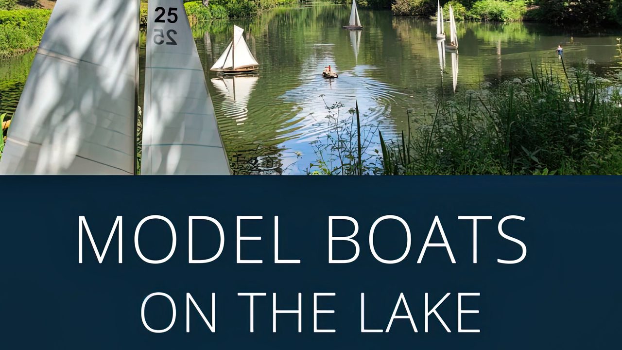 Model Boats on the Lake - Leonardslee Gardens - Horsham Event