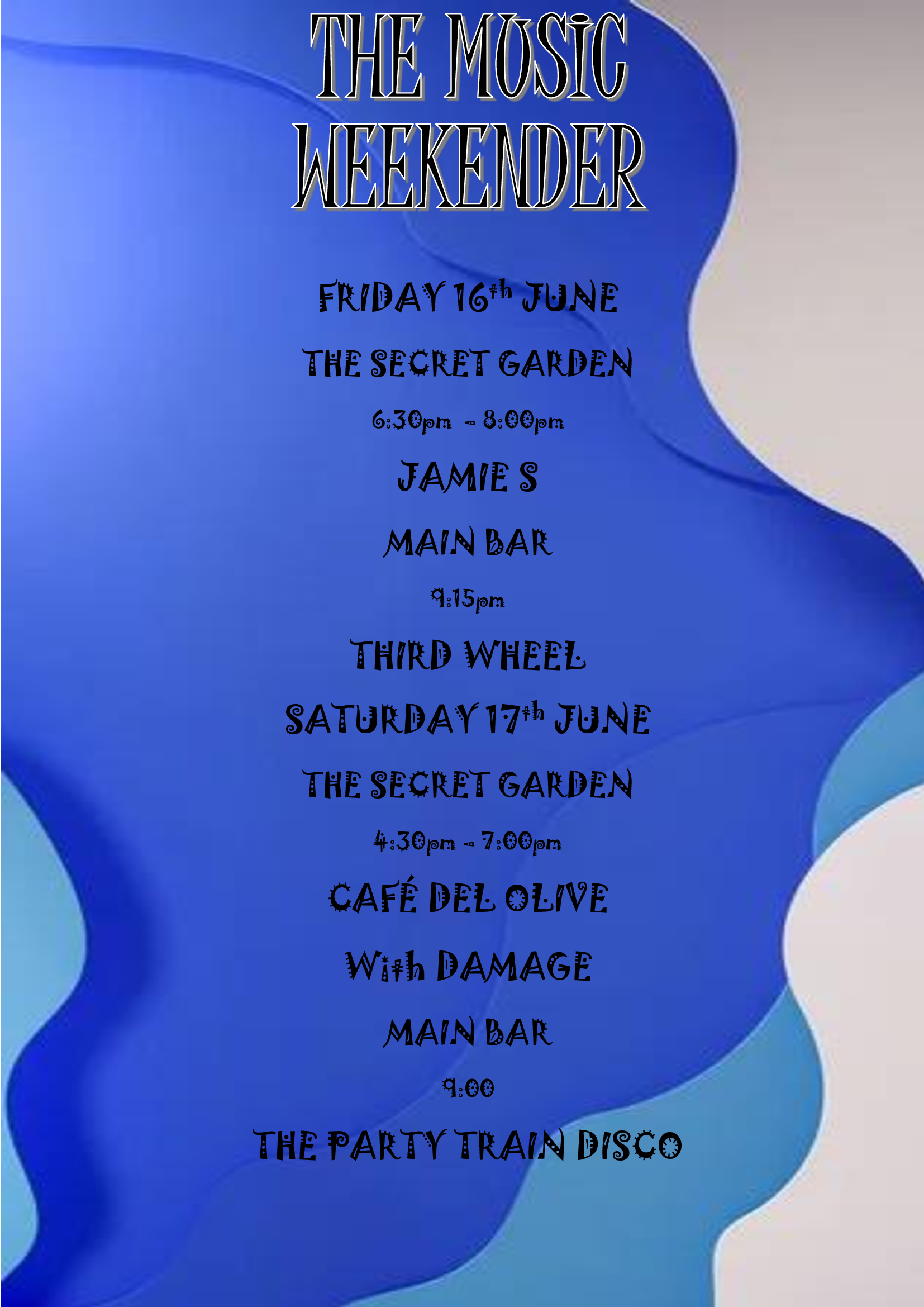 The Music Weekender The Olive Branch