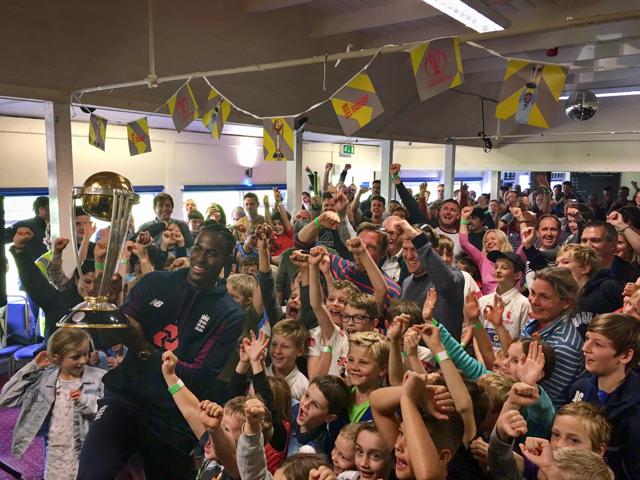 Jofra Archer at Horsham Cricket Club