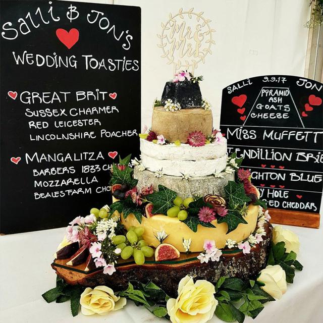 Cheese Wedding Cake