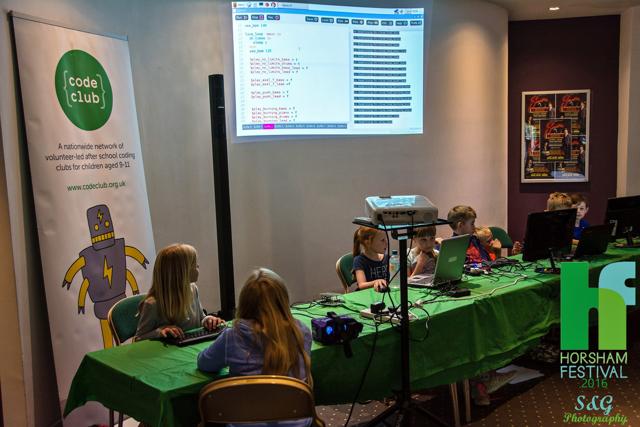 Code Club at Horsham Festival