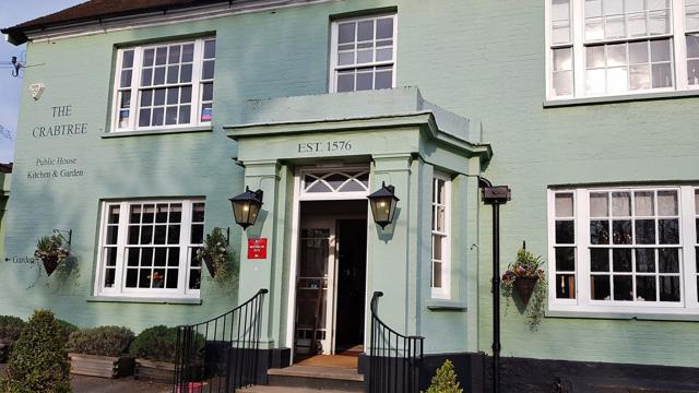 The Crabtree with its Michelin Plate